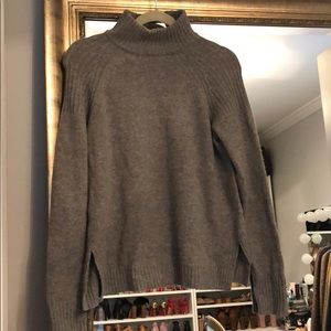 J Crew Grey Italian Cashmere Sweater